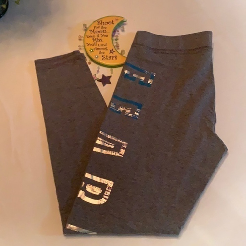 FEARLESS LEGGINGS BY EVERLAST SPORT GREY SZ M